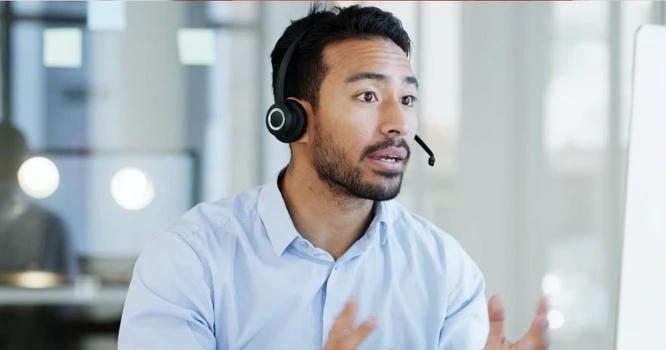 RemoteLineUS remote executive assistant operating a laptop